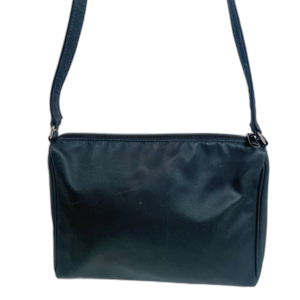 Kate Spade 90s Vintage Black Nylon Shoulder Bag Little Black Bag Purse - Picture 4 of 12